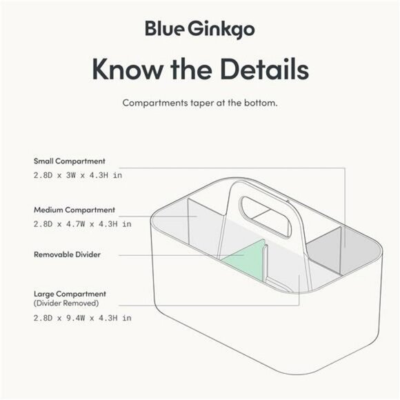 Stackable Plastic Organizer Caddy Tote Bathroom Office Craft School Storage - Picture 4 of 7